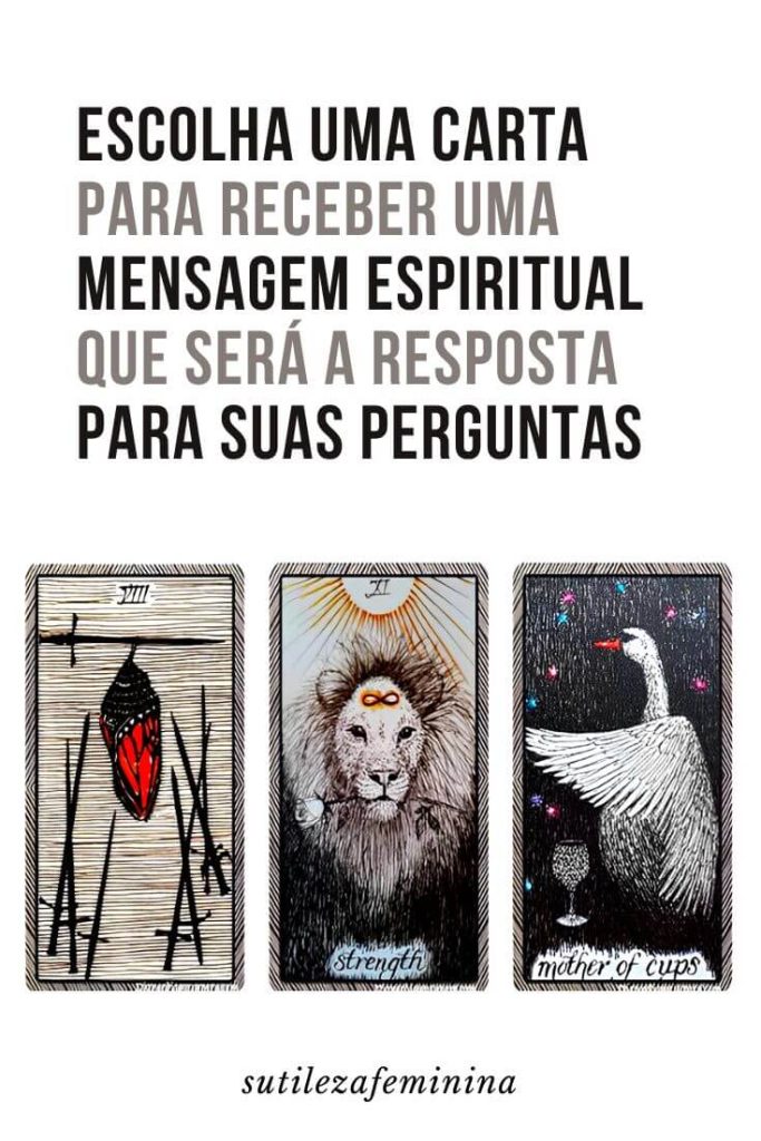 Escolha Uma Carta Para Receber Uma Mensagem Espiritual Que Ser A