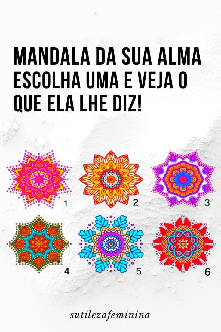 Mandala Da Sua Alma Escolha Uma E Veja O Que Ela Lhe Diz