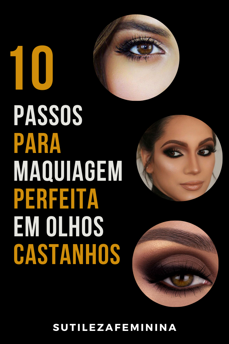 Maquiagem Passo a Passo  Maquiagem olhos, Coisas de maquiagem