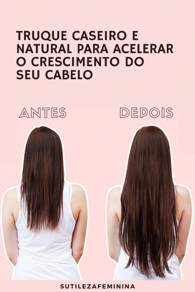 Truque caseiro e natural para acelerar o crescimento do seu cabelo
