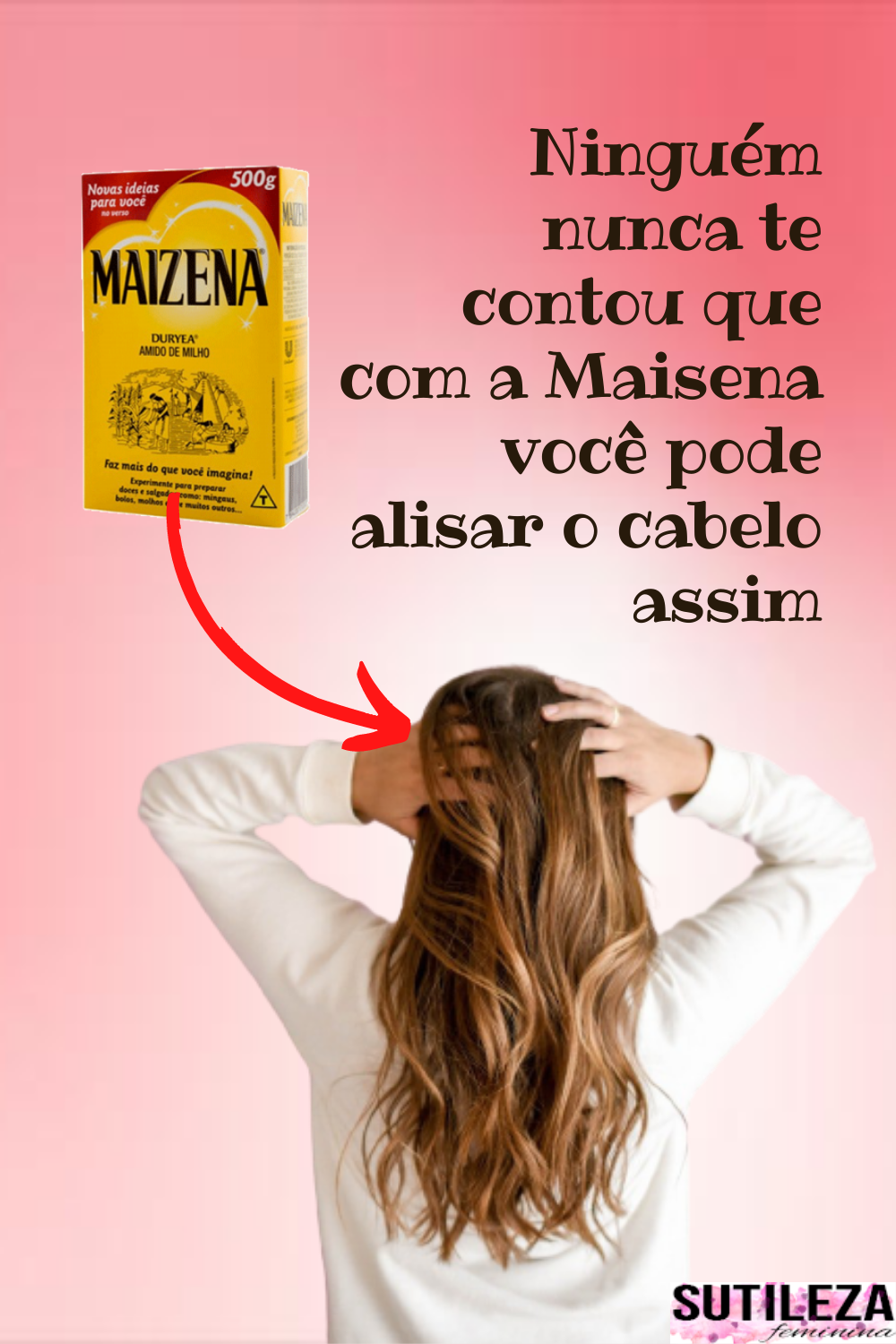 Ninguém nunca te contou que com a Maisena você pode alisar o