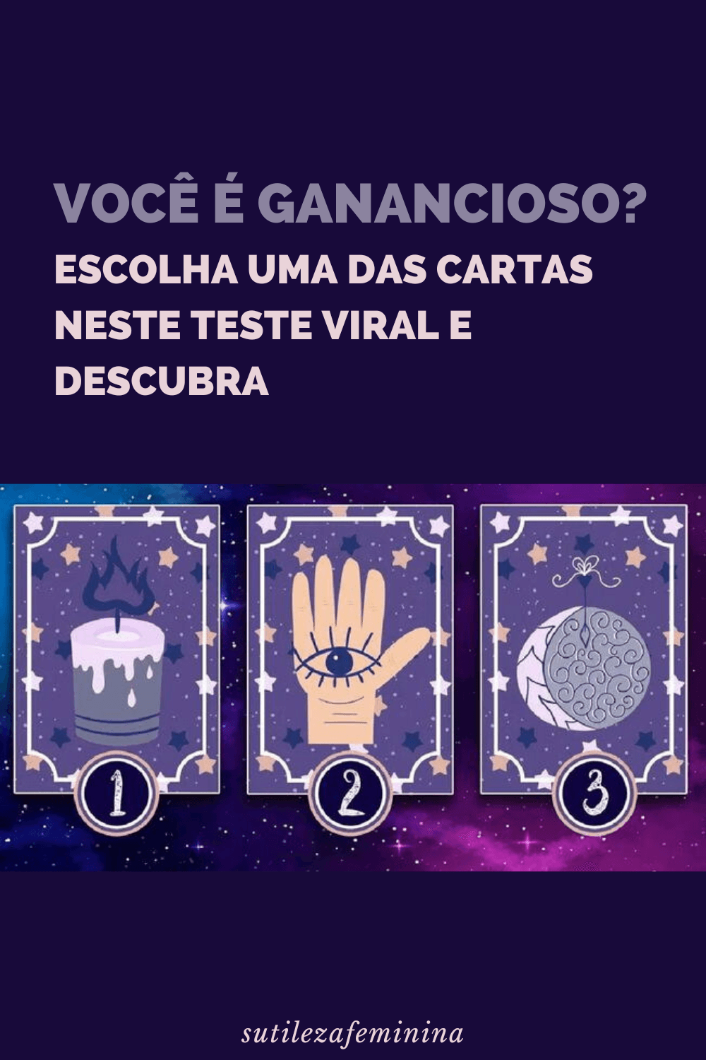 Você é Ganancioso Escolha Uma Das Cartas Neste Teste Viral E Descubra 9024