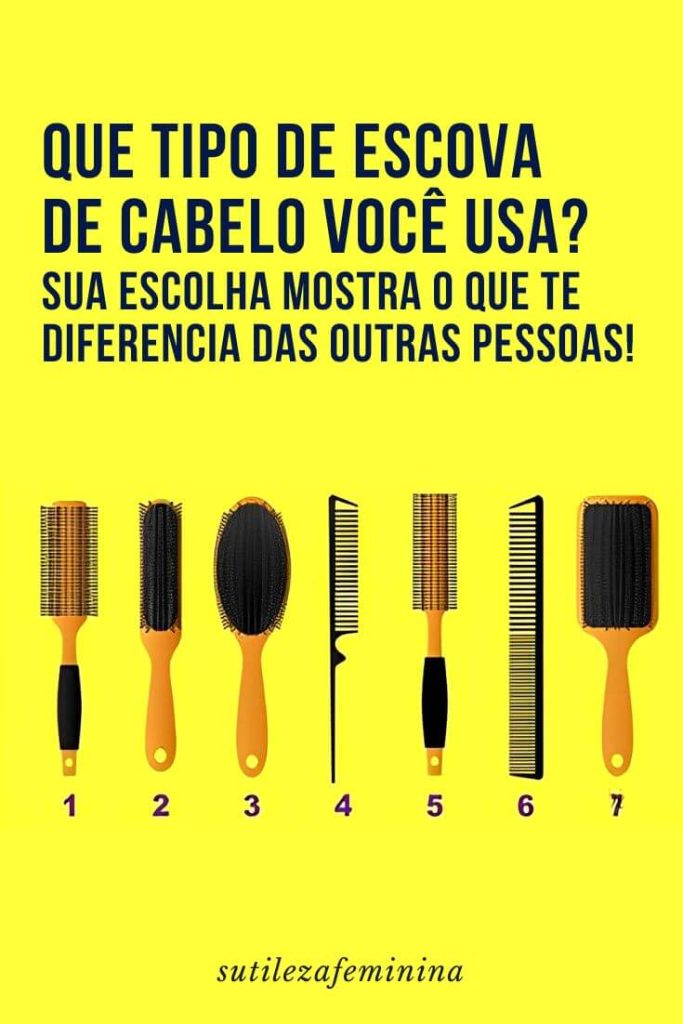 Escova de cabelo é tudo igual? Entenda as diferenças e quando usar cada uma